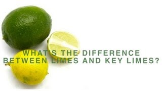 quotWhats The Difference Between Limes and Key Limesquot [upl. by Victor837]