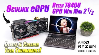 The New Ryzen 7840U WinMax 2 Has An Oculink eGPU Port amp Its Faster Than Thunderbolt [upl. by Evered]