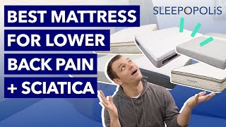 Best Mattress for Lower Back Pain and Sciatica  Our Top 6 Picks [upl. by Soble]