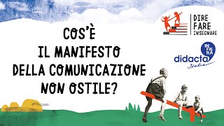 Cosè il Manifesto della comunicazione non ostile [upl. by Aliak]