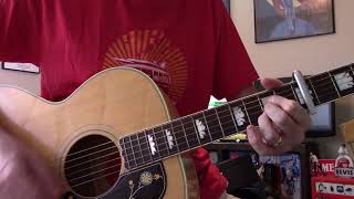 While My Guitar Gently Weeps Lesson on George Demo Version  Beatles George Harrison [upl. by Yenrab]