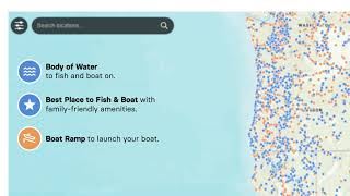 Find a Place to Fish Near You  How to Use the Map [upl. by Hoashis375]
