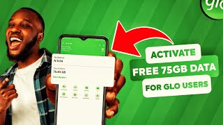 Glo Free Data  How to Activate 75GB GLO Data Bonus [upl. by Anayet]