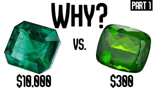 Gemstone Value Explained Part 1Physical characteristics What makes gems valuable how to tell2019 [upl. by Hgielar]