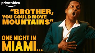 Sam Cooke Sings A Powerful A Cappella Version of Chain Gang  One Night In Miami  Prime Video [upl. by Asiul]