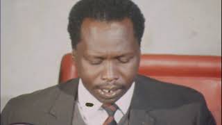 Tom Mboya Assassination Kenyan VicePresident Daniel arap Moi Speaks  July 1969 [upl. by Ynehteb]