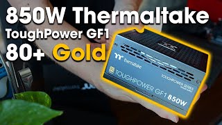 Unboxing and Installing 850W Thermaltake Toughpower GF1 [upl. by Assanav]