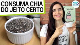 NÃO COMA CHIA ERRADO VEJA COMO CONSUMIR CHIA CORRETAMENTE COM RECEITA FÁCIL [upl. by Nangatrad]