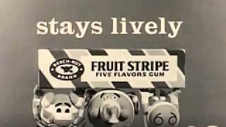 1960s commercials BeechNut Fruit Stripe Gum [upl. by Lekym]