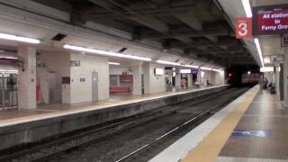 Brisbane Central Station Train Queensland Rail [upl. by Ainegue]