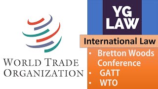 WTO  World Trade Organisation  International Law  UGC  NET [upl. by Eelorac]