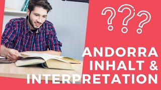 Max Frisch Andorra  Inhalt und Interpretation [upl. by Arundel]