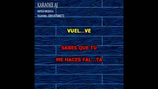 REIK VUELVE KARAOKE [upl. by Nylsaj]