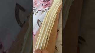 Wow 🤩 sugar paste 🍯 remove hair from legs ASMR wax satisfying relax painlesswaxing [upl. by Annaili]