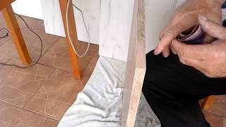 Jak okleić obrzeże płyty meblowej  How To Install Veneer Edge Banding [upl. by Odlauso676]