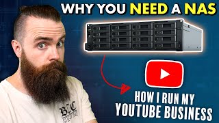 You need a NAS RIGHT NOW How I run my HybridCloud YouTube business [upl. by Grew]