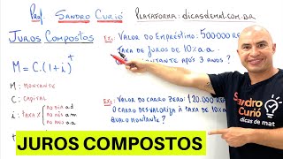 APRENDA JUROS COMPOSTOS EM 8 MINUTOS [upl. by Caputto]