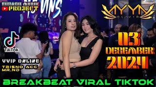 DJ AYYA OLIVIA 3 DESEMBER 2024 TERBARU  BREAKBEAT VIRAL TIKTOK 2024 djviral dj [upl. by Etteuqram588]