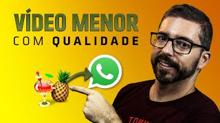 Como diminuir tamanho do vídeo mantendo qualidade e enviar pelo Whatsapp • Handbrake [upl. by Heydon]