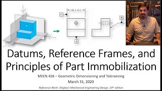 GDampT Datums Reference Frames amp Part Immobilization  321 411 420  Actual Mating Envelopes [upl. by Marabel]