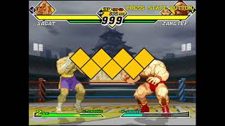 Capcom vs SNK 2 Dreamcast Japan Playthrough Sagat [upl. by Darian246]