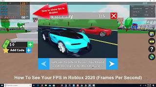 How To See Your FPS in Roblox Frames Per Second [upl. by Lenny]