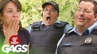 Best of Police Pranks Vol 3  Just For Laughs Compilation [upl. by Noissap290]