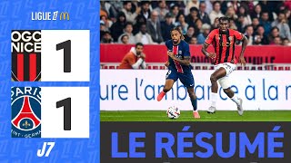 Nice  PSG  11  Le Résumé  Ligue 1 202425 [upl. by Nairahcaz]