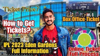 Kolkata Eden Gardens Ticket Booking 2023  Full Information How to collect ticket  IPL 2023 [upl. by Hadwyn]