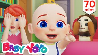 1 hour nursery rhymes songs  Baby yoyo [upl. by Sidoon]