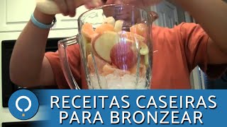 Receitas CASEIRA para bronzear em 2016  SEM SOL [upl. by Sopher]