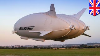 Airlander 10 Worlds largest aircraft to offer luxury tourist trips to exotic places  TomoNews [upl. by Pruter]