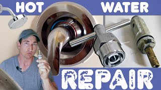 Shower Valve Cartridge Replacement NO HOT WATER FIX [upl. by Potter240]