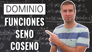 DOMINIO de FUNCIONES TRIGONOMÉTRICAS SENO y COSENO 4º eso 1º bachillerato [upl. by Lecrad835]