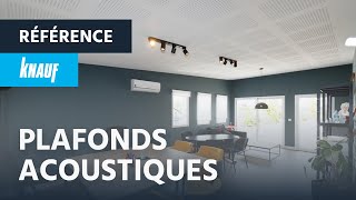 Nouvelle réalisation  Plafonds acoustiques ► Knauf Delta 4 amp Dalles Organic [upl. by Henni]