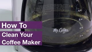 How to Clean Mr Coffee® Coffee Makers [upl. by Kerwon]