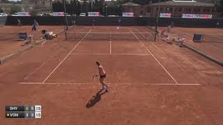 Shymanovich Iryna v Kathinka von Deichmann  W25 Palmanova last games [upl. by Honey]