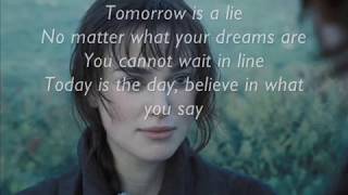 Lara Fabian  Tomorrow is a Lie Lyrics [upl. by Acissey]