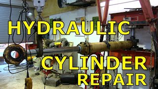 Hydraulic Cylinder Repair DIY [upl. by Annadiana]