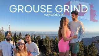 Grouse mountain hike  Vancouvers BEST Viewpoint and gondola ride [upl. by Ellainad]