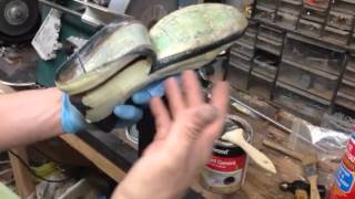 Shoe repair step 1 reattach a sole [upl. by Omidyar]