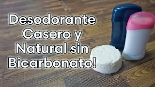 Como Hacer un DESODORANTE CASERO NATURAL SIN BICARBONATO 💪🏻🌼 [upl. by Ardnak]