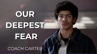 Coach Carter Our Deepest Fear  Inspirational Scene [upl. by Yeoz]