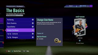 How to change your club name in Fifa 21 Ultimate Team Only ONCE [upl. by Suolhcin]