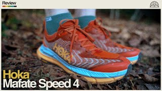 An ultracapable trail runner  HOKA MAFATE SPEED 4  Ginger Runner Review [upl. by Htir]