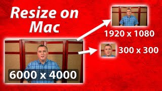 How To Resize An Image On Mac Using Preview [upl. by Renruojos]