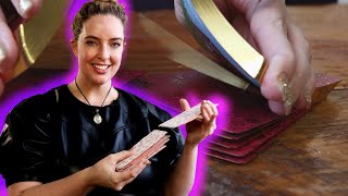 Learn from a PRO How to Shuffle TAROT [upl. by Airol]