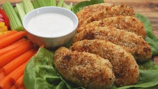 Garlic Parmesan Chicken Tenders [upl. by Nylirrehs]