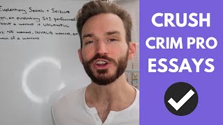 How to Analyze Exceptions to the Search Warrant Requirement on a Criminal Procedure Essay [upl. by Nairot]