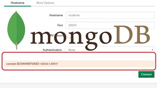 connect ECONNREFUSED 12700127027  MongoDB connection Error [upl. by Esorbma]